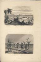 cca 1850 Rio de Janeiro metszet / steel-engraving 12x28
