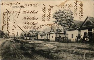 1922 Köbölkút, Gbelce; Fő utca / main street (fl)