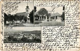1901 Törökbálint, templom, kaszinó. Titkosírás