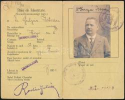1920 Debrecen, fényképes személyazonossági jegy