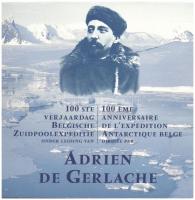 Belgium 1997. 50c - 50Fr (10xklf, 5x vallon, 5x flamand) forgalmi sor + A belga antarktiszi expedíció 100. évfordulója emlékveret szettben, karton dísztokban T:1 kis patina, sérült tok Belgium 1997. 50 Centimes - 50 Francs (10xdiff, 5x walloon, 5x flemish) coin set + The 100th Anniversary of the Belgian Antarctic Expedition commemorative coin in original cardboard case C:UNC small patina, damaged case