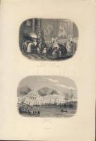 cca 1850 Szíria metszet / Syria steel-engraving 12x28 cm