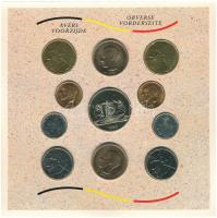 Belgium 1989. 50c - 50Fr (10xklf, 5x vallon, 5x flamand) forgalmi sor + "Belga Királyi Pénzverd...