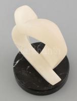 KM jelzéssel: Nonfiguratív kompozíció I. Márvány, hibátlan m: 20 cm