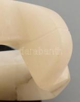 KM jelzéssel: Nonfiguratív kompozíció I. Márvány, hibátlan m: 20 cm