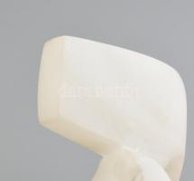 KM jelzéssel: Nonfiguratív kompozíció I. Márvány, hibátlan m: 22 cm