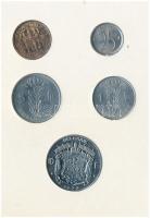 Belgium 1972. 25c - 10Fr (5xklf) francia feliratú forgalmi sor karton tokban T:1,1- patina
Belgium ...