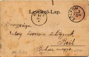 1899 (Vorläufer) Zólyom, Zvolen; Katolikus templom, Fő utca, vár. Löwy Sámuel kiadása / Catholic chu...