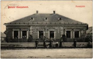 1910 Abaújszina, Szina, Sena; M. kir. posta / post office (EB)