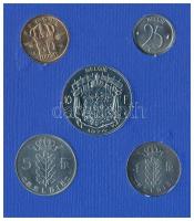 Belgium 1974. 25c - 10Fr (5xklf) holland feliratú forgalmi sor karton tokban T:1 kis patina
Belgium...