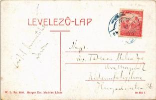1916 Lőcse, Levoca; Gróf Csáky Vidor háza (Thurzó-féle ház). W.L. Bp. 2820. Berger Em. kiadása / vil...