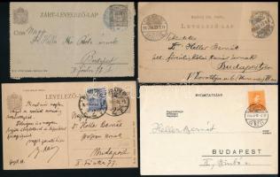 1898-1934 Dr. Heller Bernát (1871-1943) irodalomtörténész, orientalista, az Országos Rabbiképző Intézet tanára részére írt 8 db levelezőlap és levél, közte kettő Otto Harrassowitz (1845-1920) német könyvkiadó aláírásával