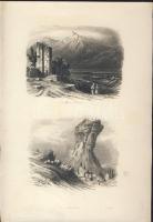 cca 1850 Ararat metszet / steel-engraving 12x28 cm