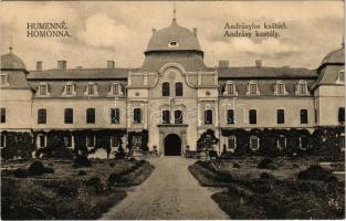 1925 Homonna, Homenau, Humenné; Andrásy kastély / Andrásyho kastiel / castle (Rb)
