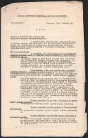 1939 Magyar Vasművek és Gépgyárak Országos Egyesülete - pótlás a zsidótörvény végrehajtása tárgyában kiadott tájékoztatóhoz, 3p