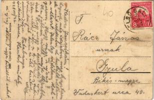 1928 Tatabánya, Iskola, gyerekek csoportja. Újtelepi dohánytőzsde kiadása (EK)