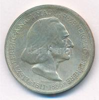 1936. 2P Ag "Liszt" T:2 patina  Adamo P7.3