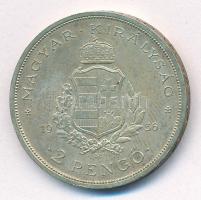 1936. 2P Ag "Liszt" T:2 patina 
Adamo P7.3
