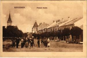1912 Kisszeben, Sabinov; Fő utca. Stehr Gusztáv kiadása / main street (EK)