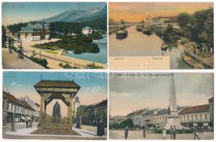 16 db RÉGI történelmi magyar város képeslap vegyes minőségben / 16 pre-1945 historical Hungarian tow...