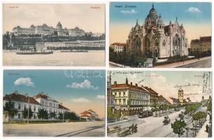 17 db főleg RÉGI magyar város képeslap vegyes minőségben / 17 mostly pre-1945 Hungarian town-view postcards in mixed quality