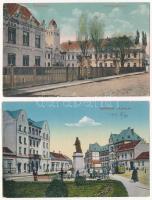 17 db főleg RÉGI magyar város képeslap vegyes minőségben / 17 mostly pre-1945 Hungarian town-view po...