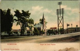 1913 Komárom, Komárno; Szigeti Szent János kápolna. Schönwald Tivadar kiadása / chapel (fl)