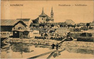 1921 Komárom, Komárno; Hajóállomás / Schiffstation / ship station (EK)