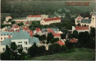 Trencsénteplic, Trencianske Teplice; látkép / general view (EK)