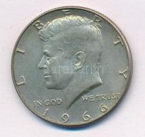 Amerikai Egyesült Államok 1966. 1/2$ Ag &quot;Kennedy&quot; T:1- USA 1966. 1/2 Dollar Ag &quot;Kennedy&quot; C:AU Krause KM#202a