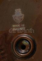 Zsolnay: Jegesmedvék. Eozin mázas porcelánfajansz, jelzett, 1920 körül, hibátlan. m:12 cm, h:20 cm