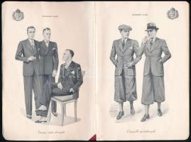 1935 Kraszner Lajos szövet, bélésáru és szabókellékek nagyáruháza Bp., 1935-36. évi őszi és téli div...