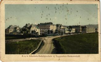 1914 Nagyszeben, Hermannstadt, Sibiu; K.u.K. Infanterie-Kadettenschule / Osztrák-magyar gyalogsági hadapródiskola / K.u.K. military infantry cadet school (EM)