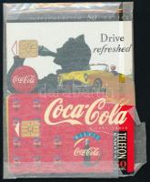 1994-1997 8 db klf Coca-Cola telefonkártya jó állapotban