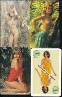 1984-87 10 db erotikus kártyanaptár