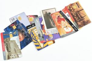 1999-2004 13 db MATÁV telefonkártya (balatoni vitorlások, horoszkóp, stb.)