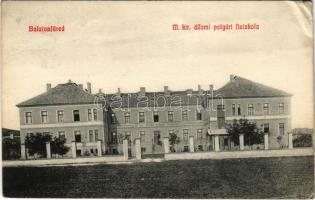 1908 Balatonfüred, M. kir. állami polgári fiúiskola. Kurzweil Frigyes kiadása (EB)