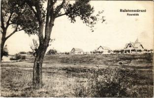 1927 Balatonszárszó, nyaralók, villák (ragasztónyom / glue marks)