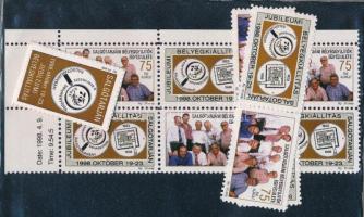 1998 Salgótarjáni bélyeggyűjtő kör 16 db levélzáró