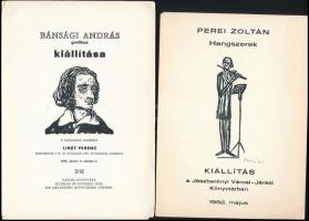 3 db ex libris és kisgrafika témájú nyomtatvány