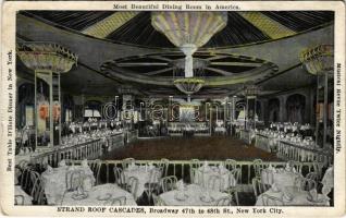 1925 New York City, Strand Roof Cascades the most beautiful dining room in America, interior. Broadway 47th to 48th St. (EK)