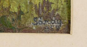 Sárdy Brutus (1892-1970): Napnyugta. Olaj, vászon, kartonon. Jelzett. Hátoldalán Generalart címkével...