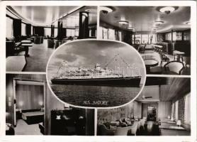 MS Batory, interior. Polish Ocean Lines Gdyna-America Line