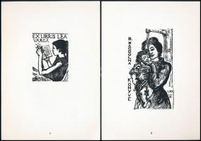 25 ex libris Varga Nándor Lajos. Bp., 1977. Kisgrafika Barátok Köre. 21x15 cm