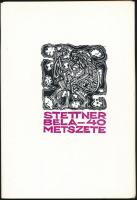 1979 Stettner Béla-40 metszete, 500/470. sorszámozott példány, kiadói mappában, 21x40cm
