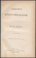 Koch Antal: Górcsövi kőzetvizsgálatok 3 táblával. Pest, 1872. Eggenberger. 33p. + 3 t. Későbbi papírborítóval