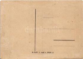 Happy New Year! Hand-painted greeting postcard / Kézzel festett újévi üdvözlet