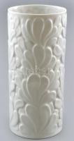 Hutschenreuther porcelán váza, jelzett, kis kopásnyomokkal, m: 22,5 cm