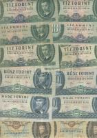 1900-as évek elejétől napjainkig 94db klf magyar bankjegy Adamovszky katalógus alapján rendezve T:II...