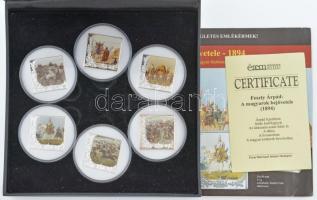 DN "Feszty Árpád: A magyarok bejövetele": "Árpád fejedelem", "Szláv hadifog...